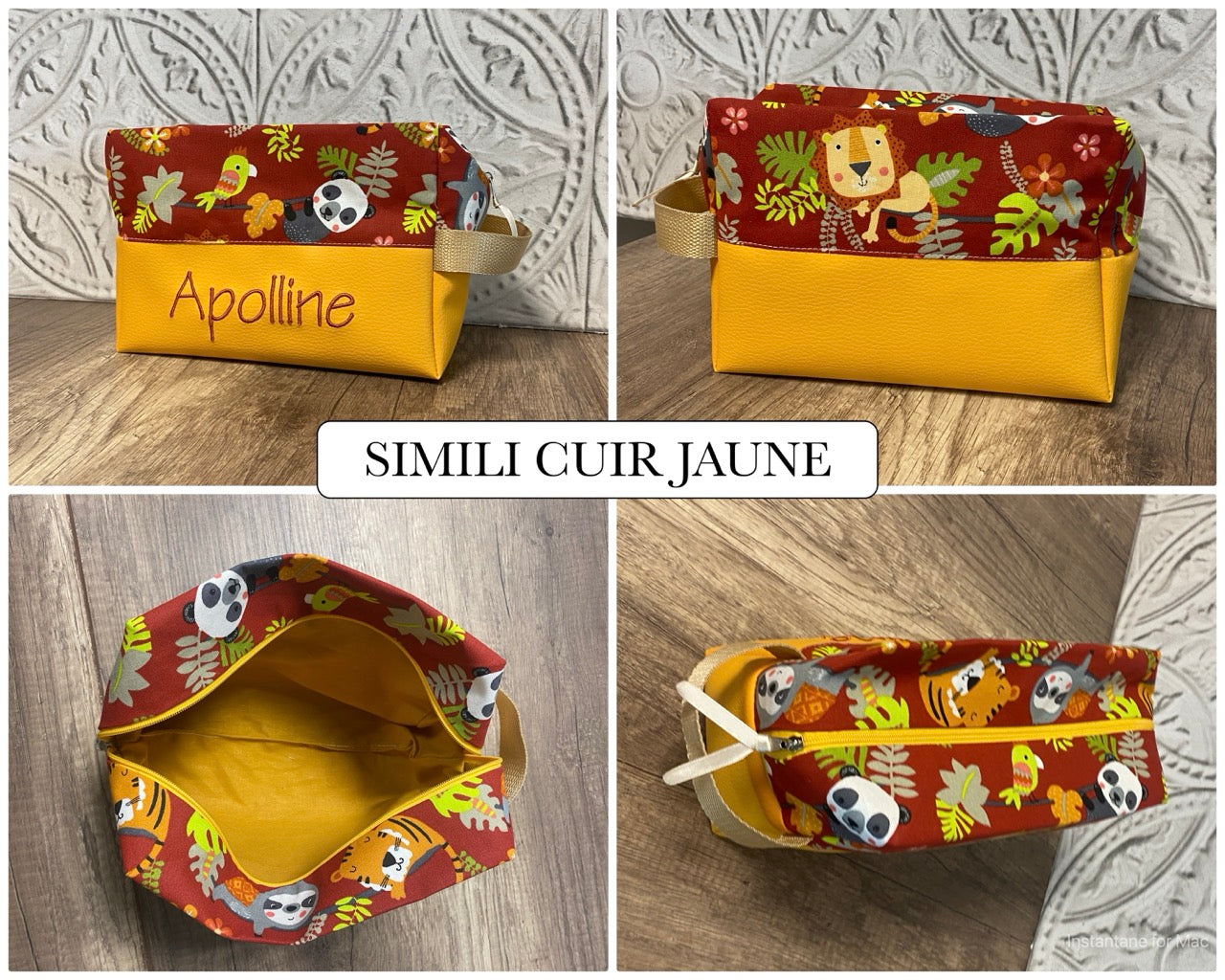 Trousse de toilette personnalisée JUNGLE