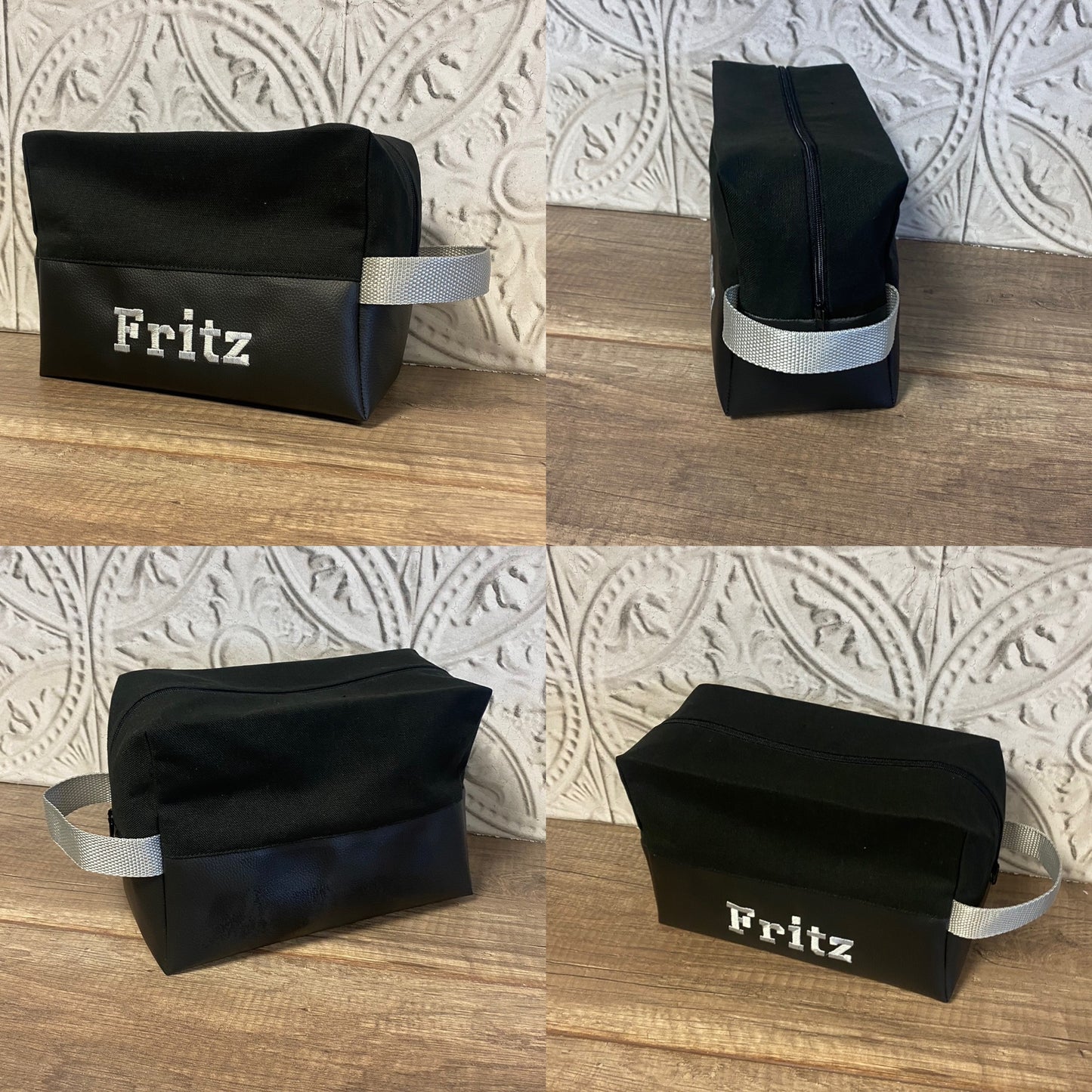 TROUSSE DE TOILETTE Personnalisée BAS SIMILI CUIR