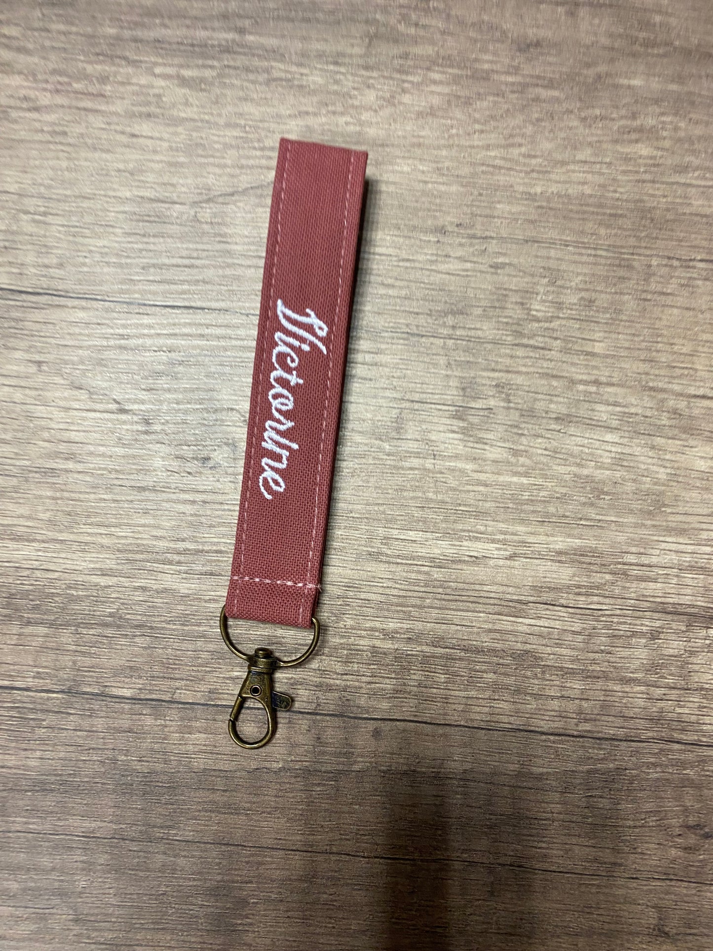 Porte-clé dragonne MOTIF / BRODERIE