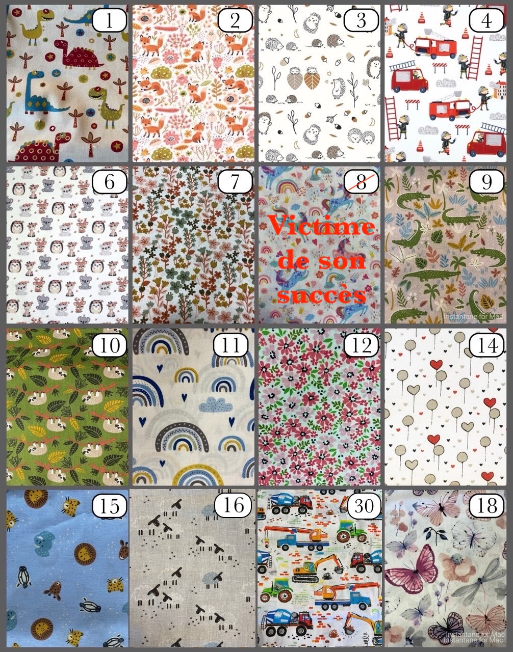 Sac à Dos Enfant personnalisé MOTIF AUX CHOIX