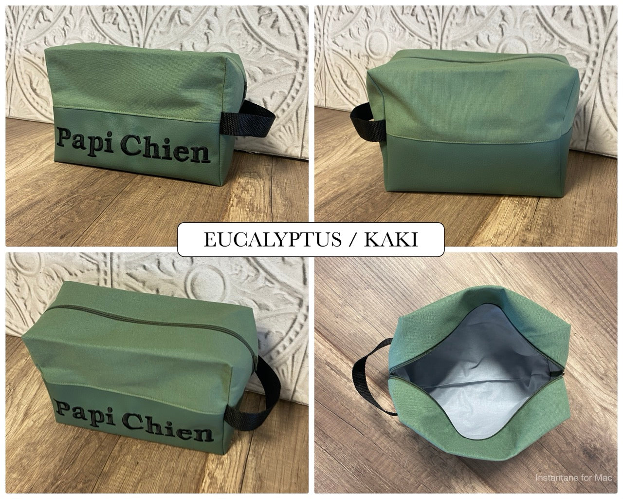 TROUSSE DE TOILETTE Personnalisée BAS SIMILI CUIR