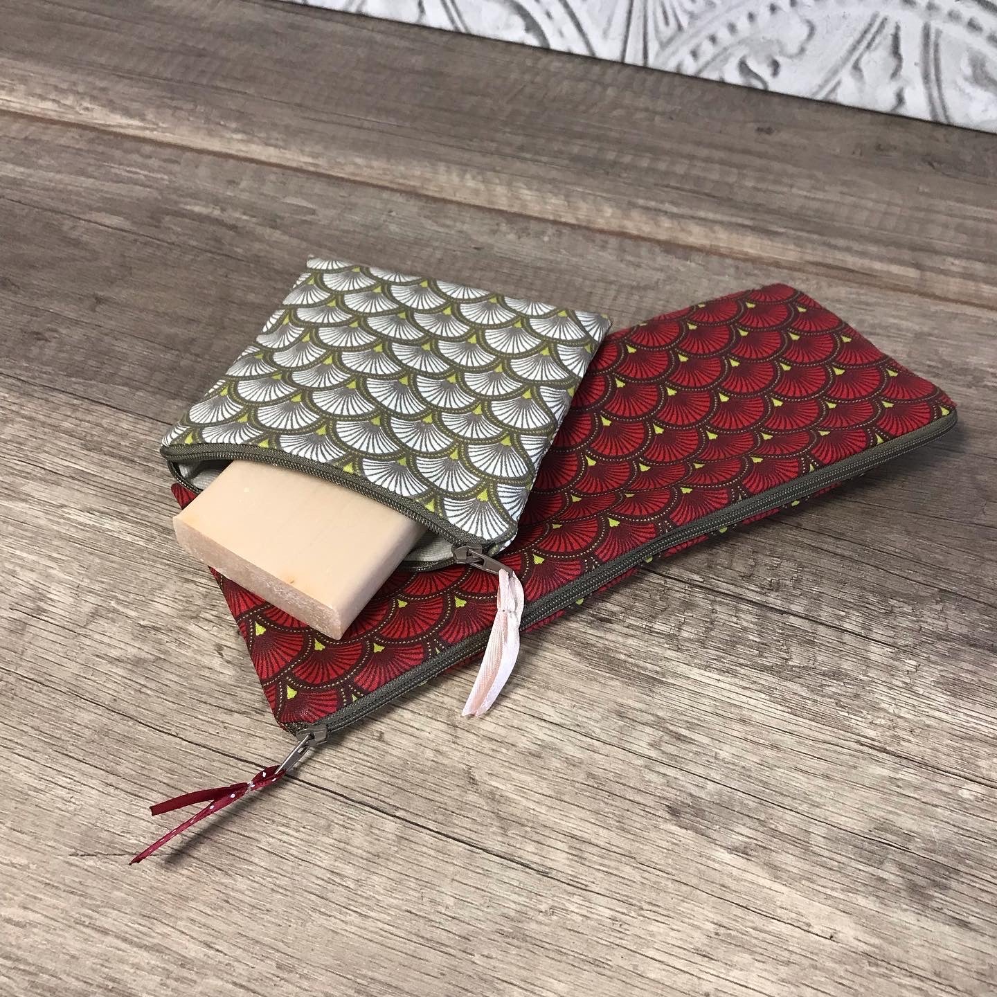 Pochette à savon imperméable personnalisée