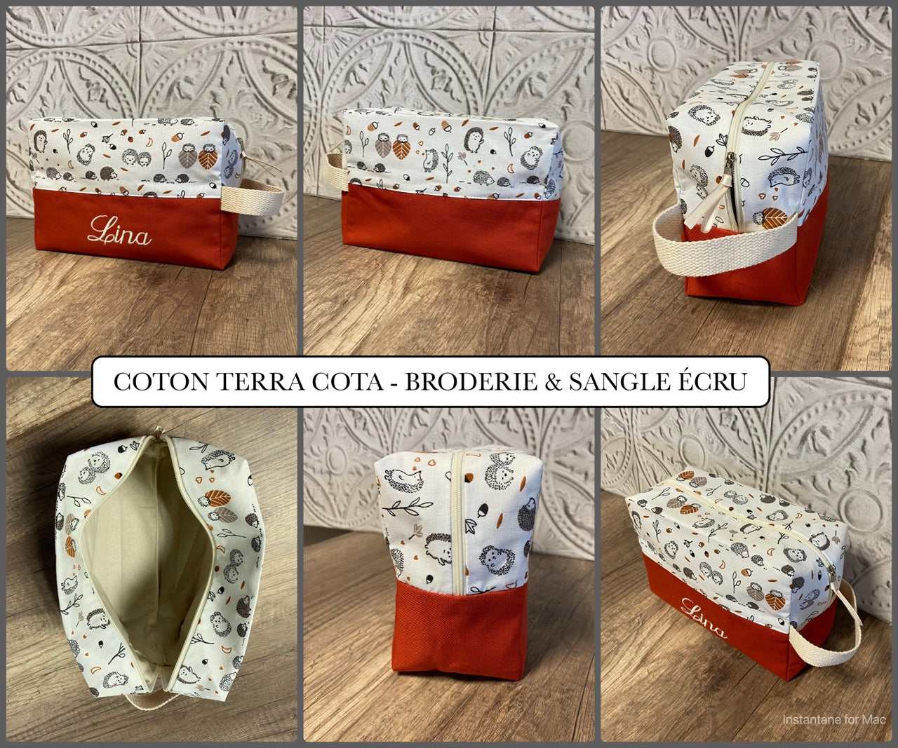 Trousse de toilette personnalisée HÉRISSON