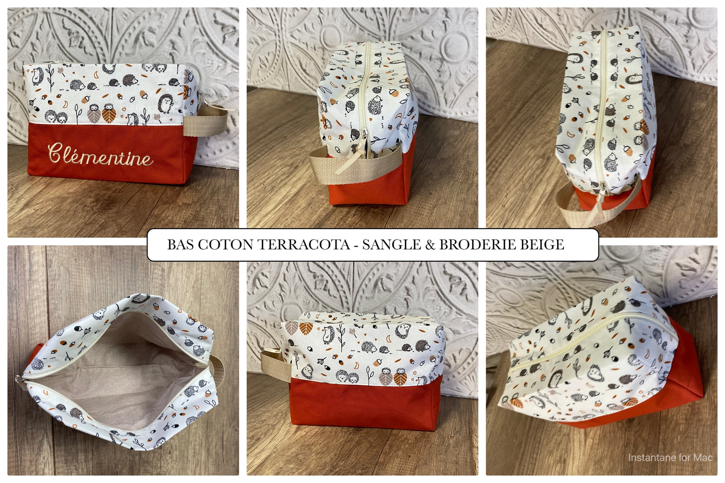 Trousse de toilette personnalisée HÉRISSON