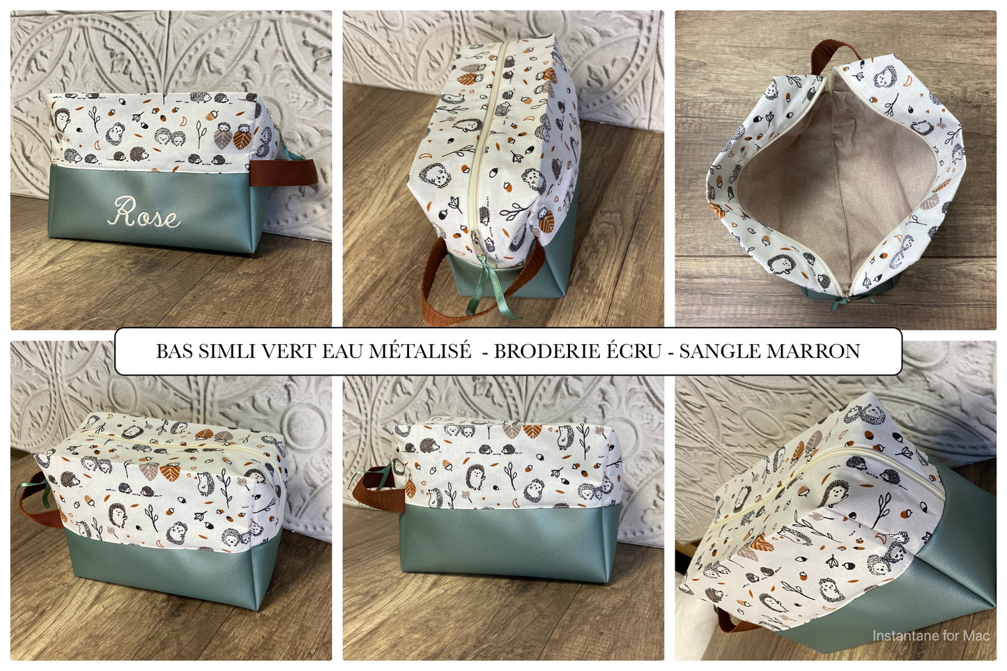 Trousse de toilette personnalisée HÉRISSON