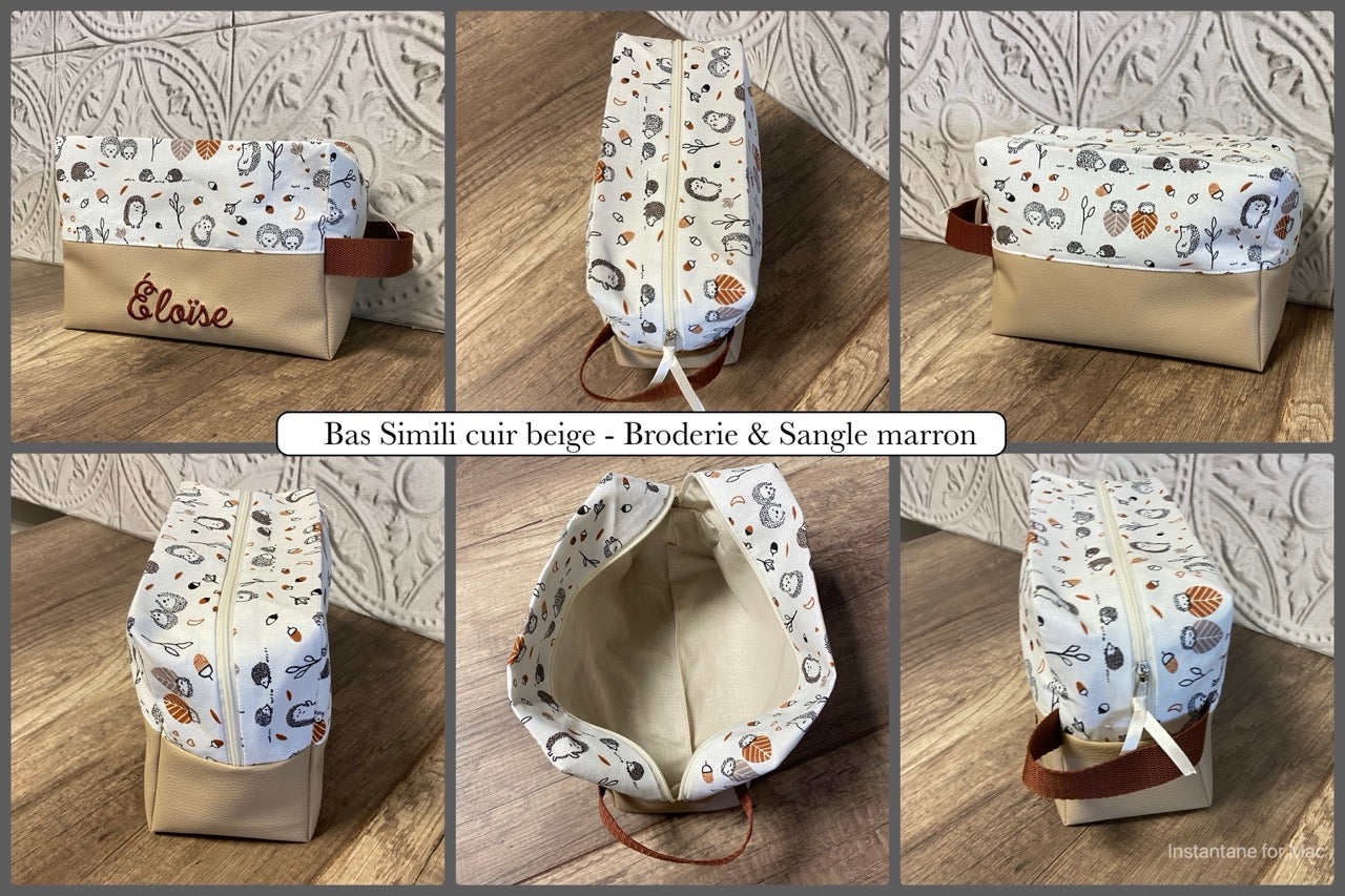 Trousse de toilette personnalisée HÉRISSON