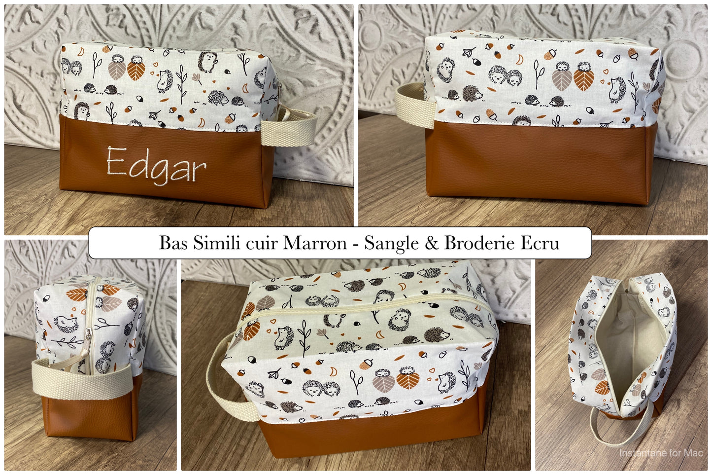 Trousse de toilette personnalisée HÉRISSON
