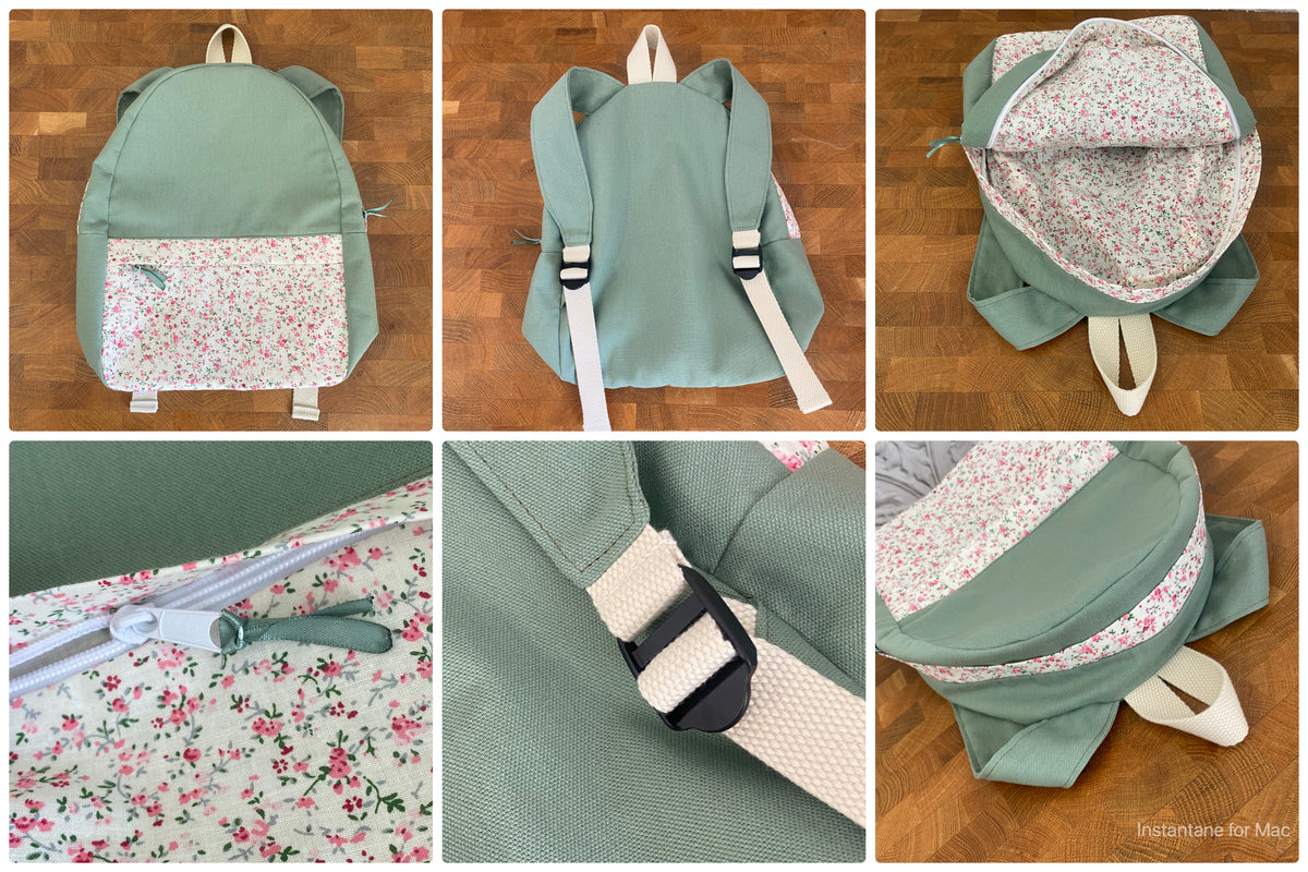 Sac à dos enfant broderie intérieur  MOTIF AUX CHOIX