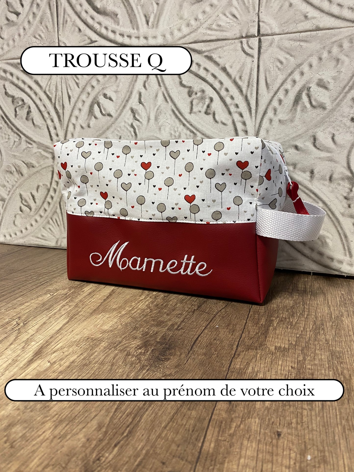 TROUSSE DE TOILETTE A PERSONNALISER  - 30% FIN DE SÉRIE