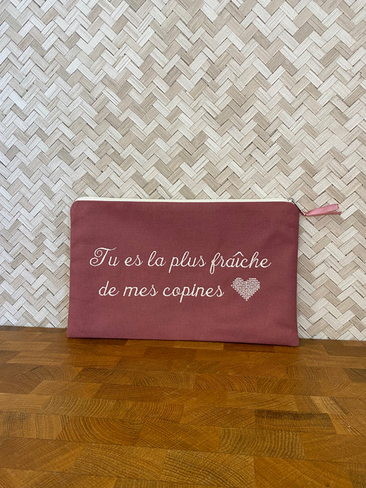 Pochette personnalisée 16 coloris