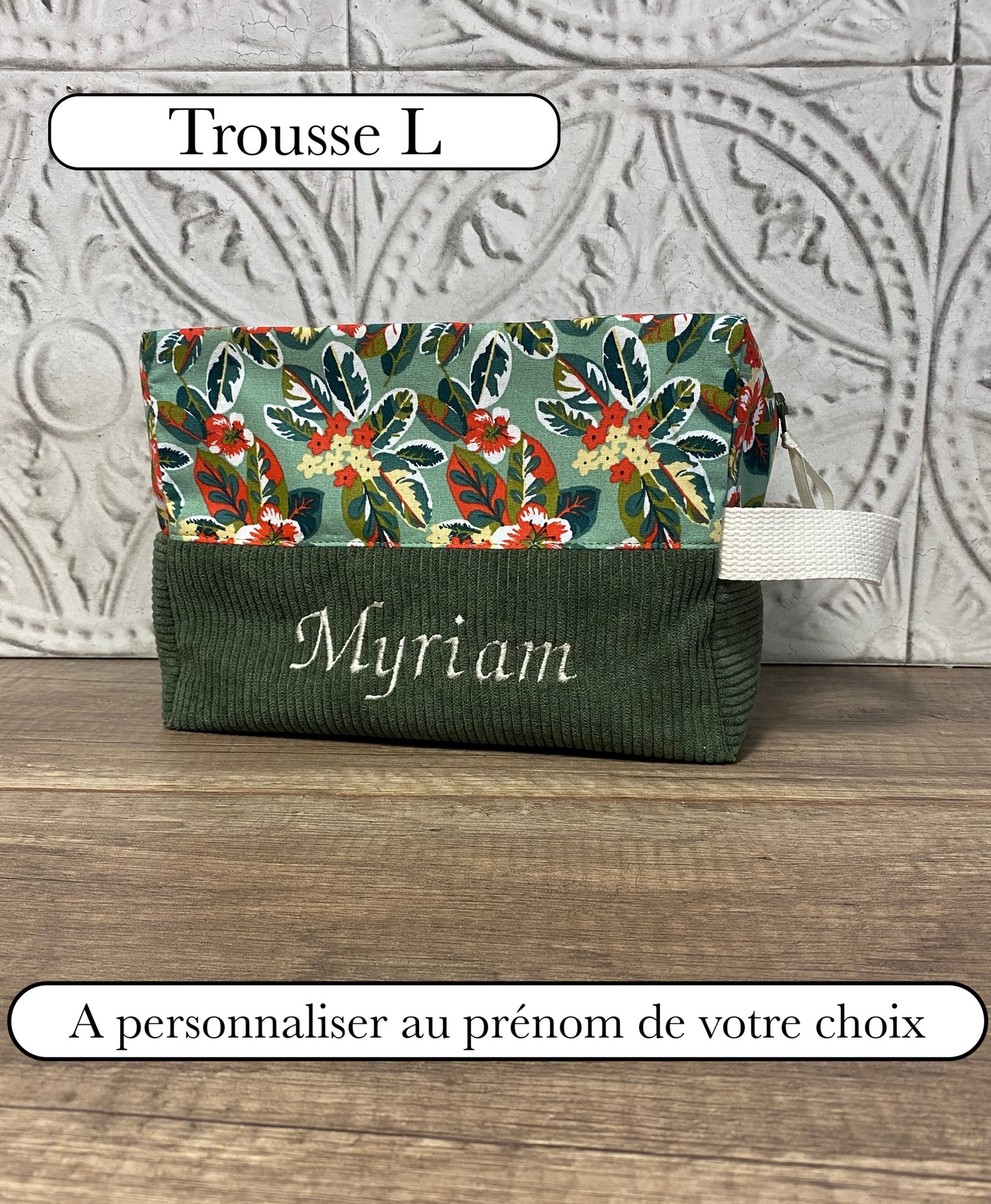 TROUSSE DE TOILETTE A PERSONNALISER  - 30% FIN DE SÉRIE