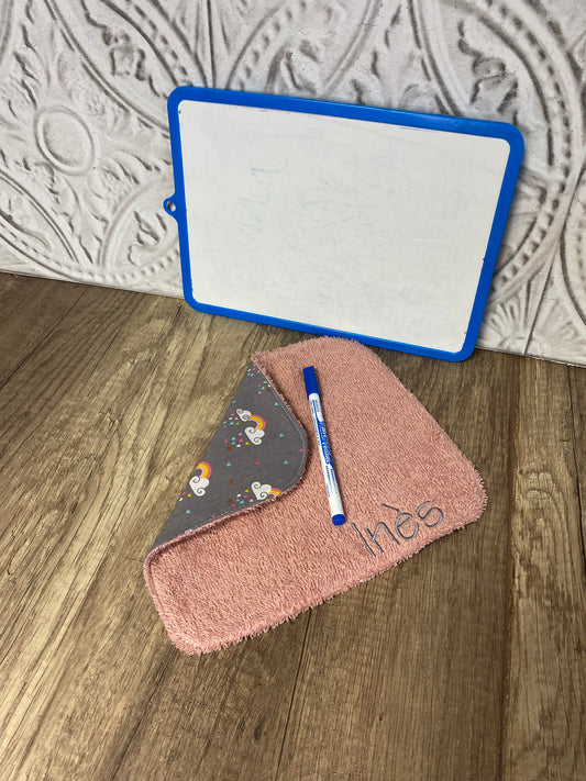 Chiffonnette d’ardoise personnalisée – spéciale école