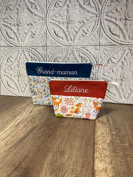 Trousse Personnalisée MOTIF AU CHOIX