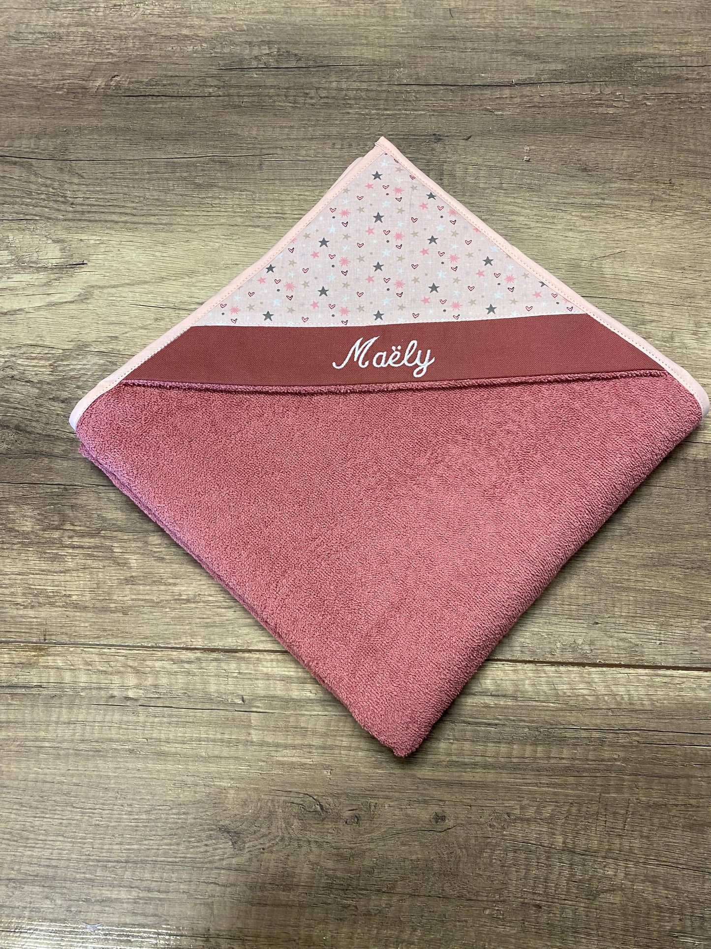 Cape de bain personnalisé MOTIF AU CHOIX