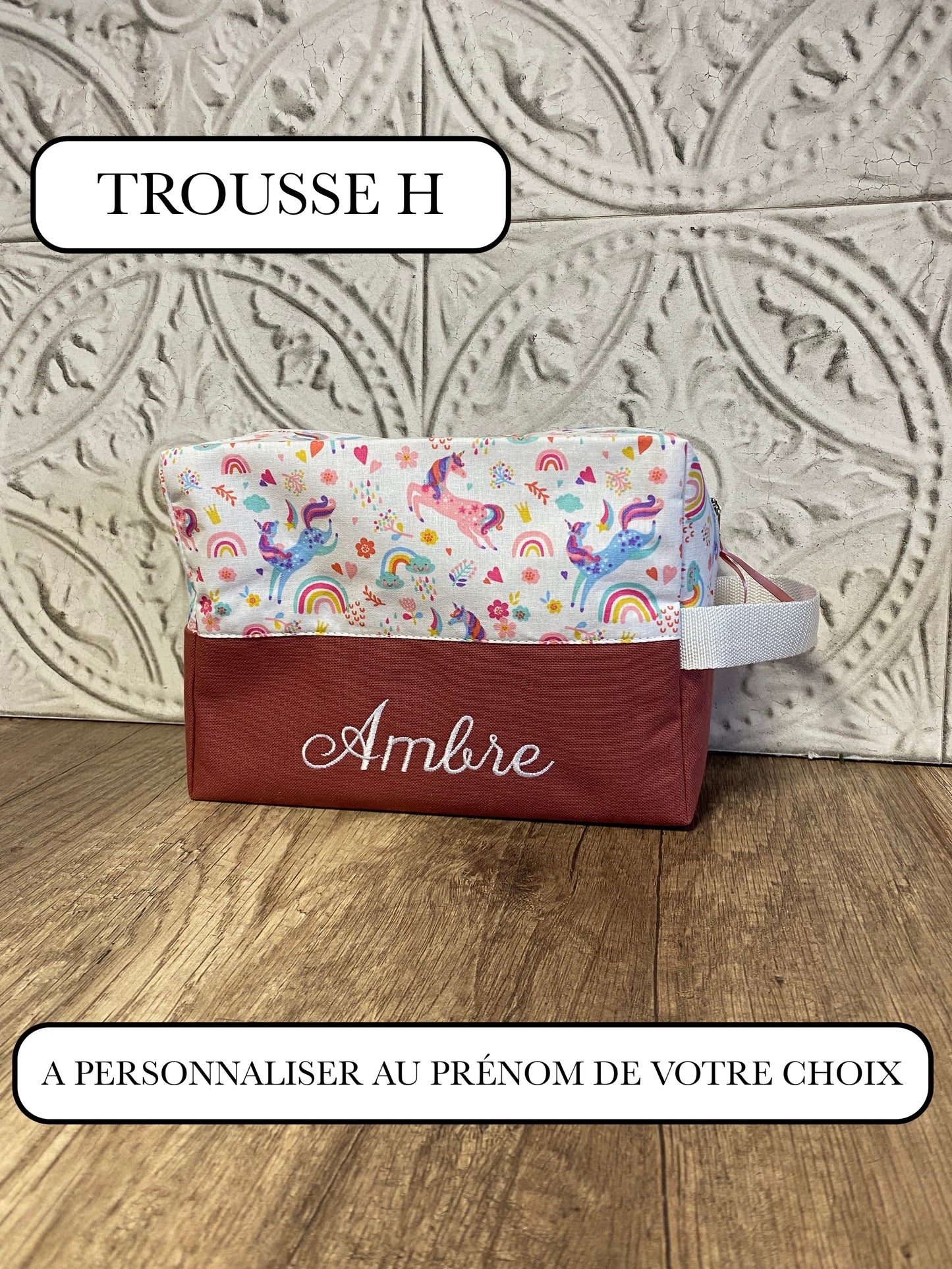 TROUSSE DE TOILETTE A PERSONNALISER  - 30% FIN DE SÉRIE