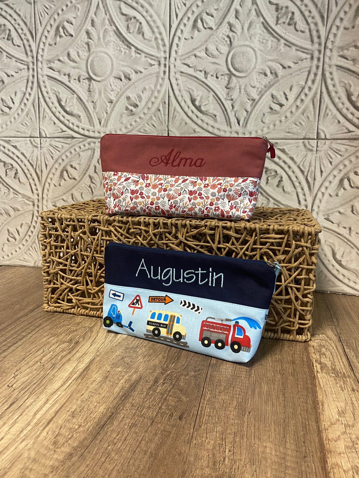 Trousse école Personnalisé MOTIF AU CHOIX