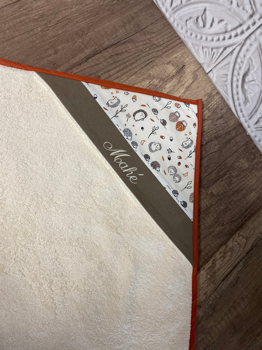 Cape de bain personnalisé MOTIF AU CHOIX