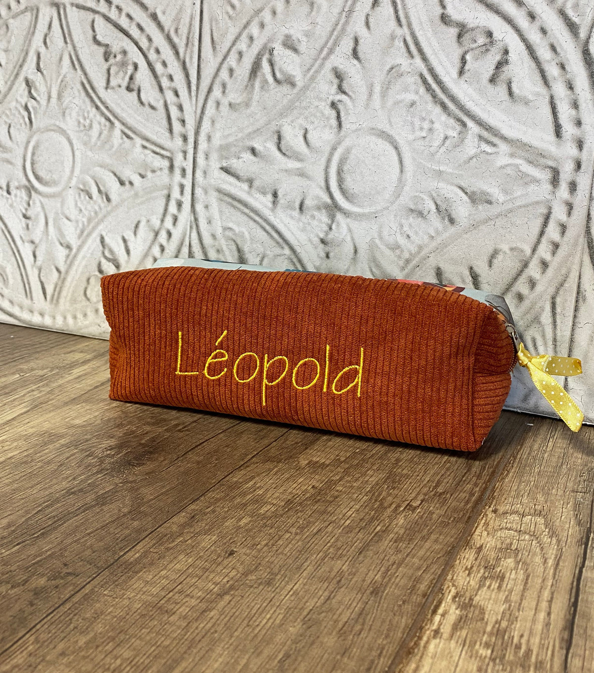 Trousse école personnalisée Velours
