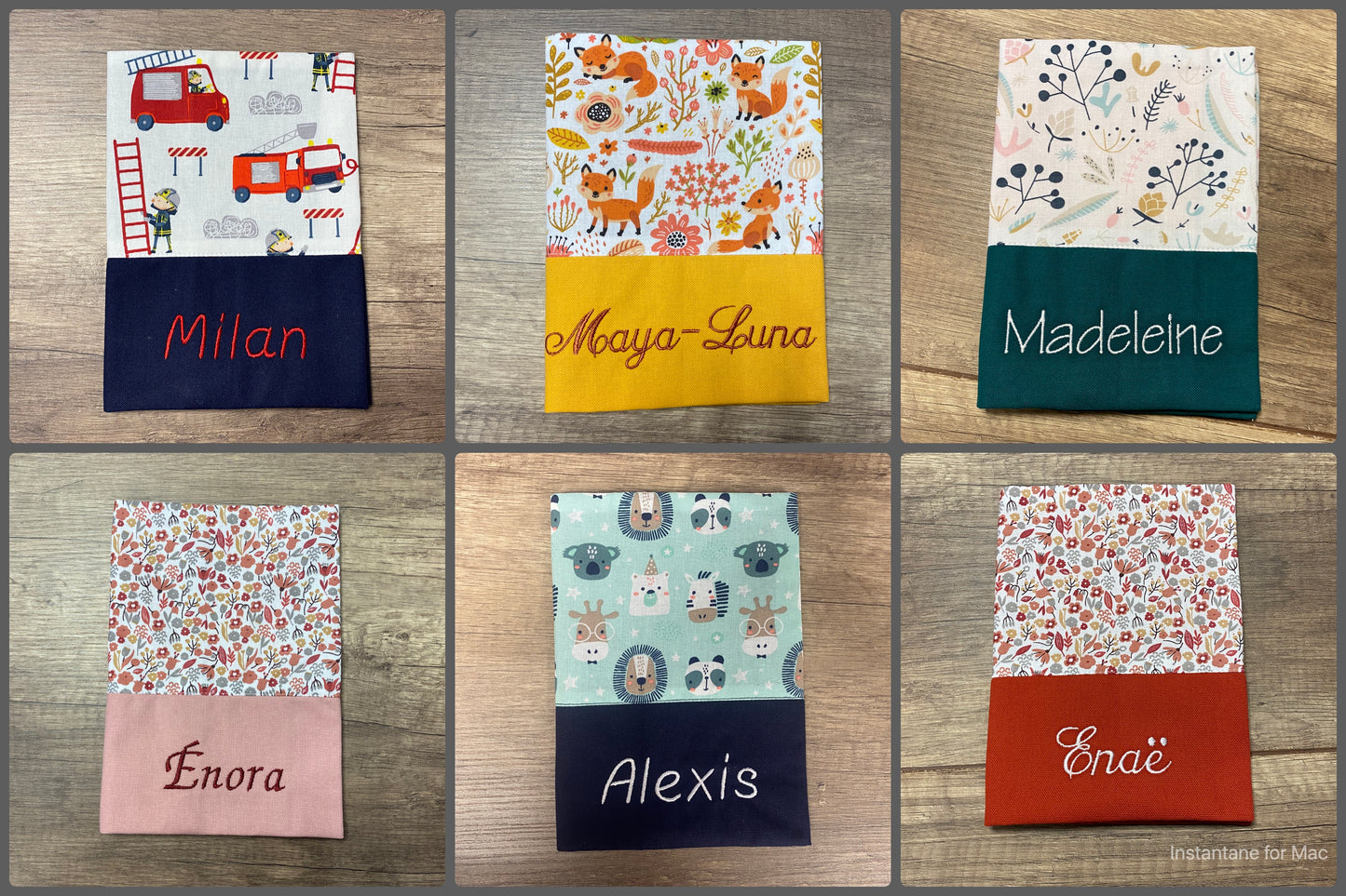 Protège carnet de santé personnalisé MOTIF AU CHOIX