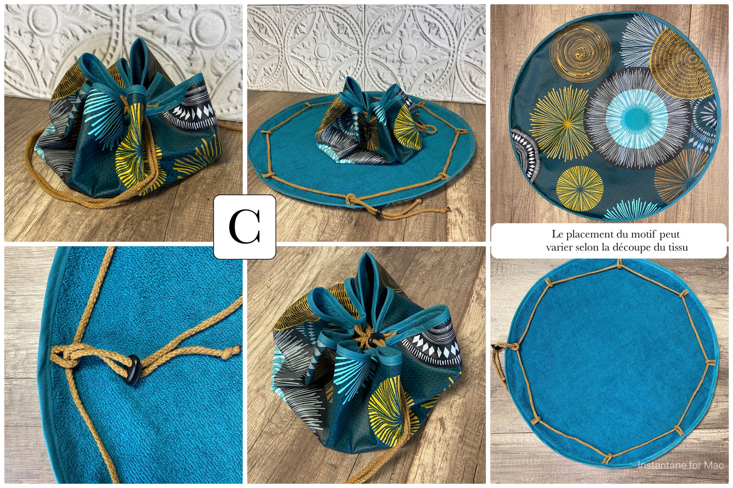 Sac pied sec plusieurs coloris