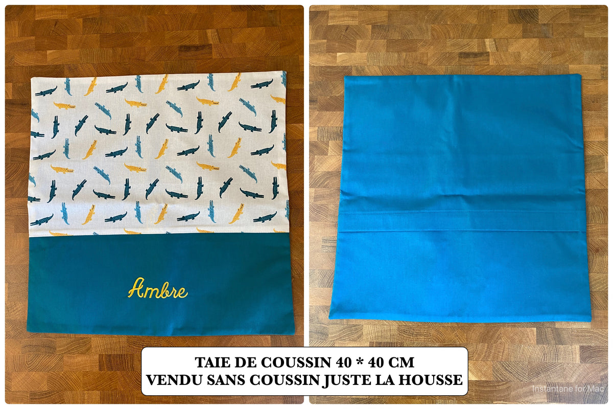 Taie de coussin Personnalisé MOTIF AU CHOIX