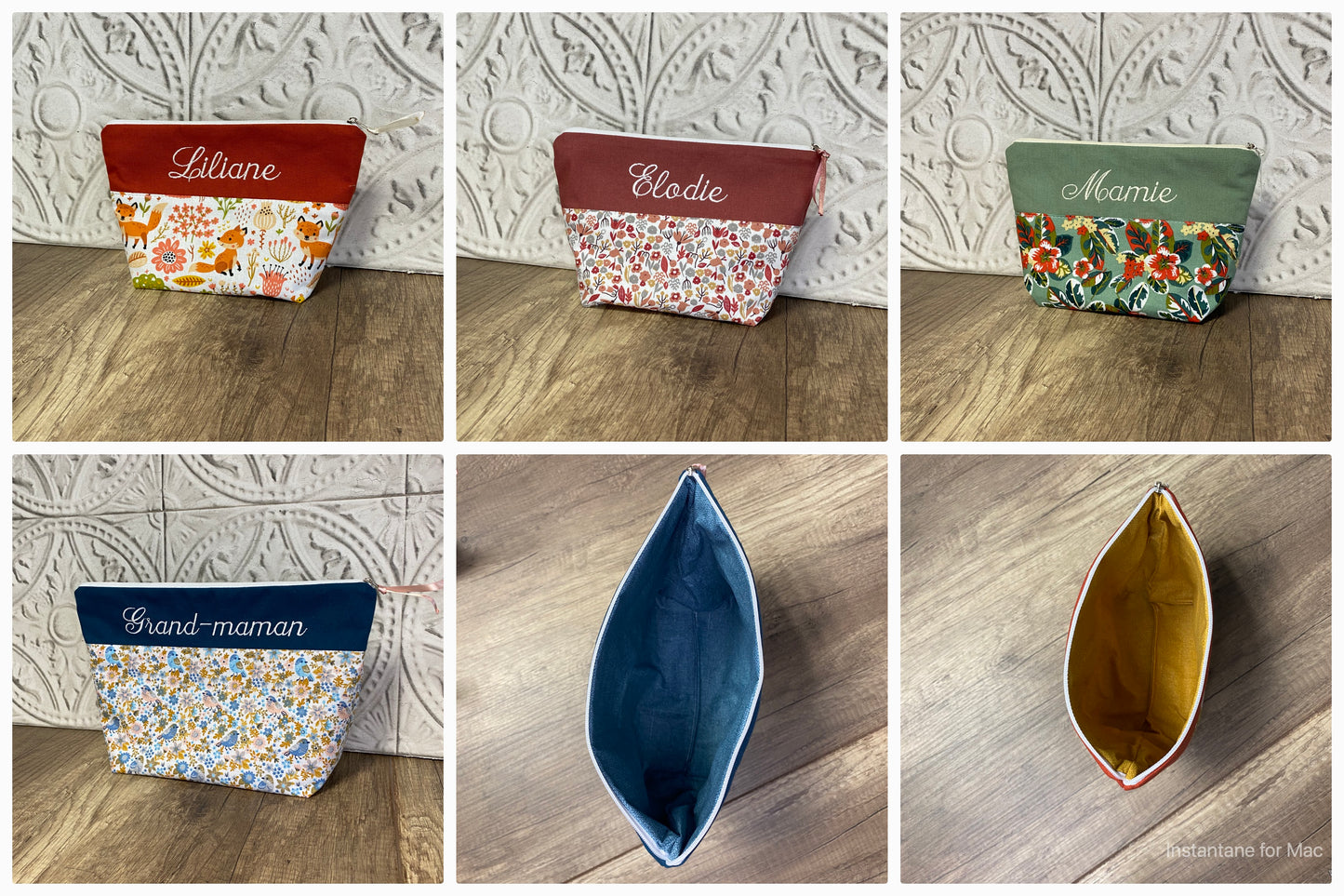 Trousse Personnalisée MOTIF AU CHOIX