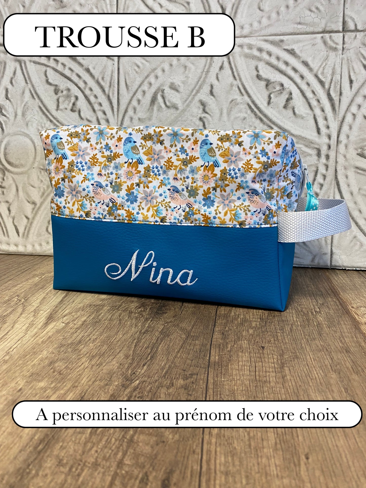 TROUSSE DE TOILETTE A PERSONNALISER  - 30% FIN DE SÉRIE
