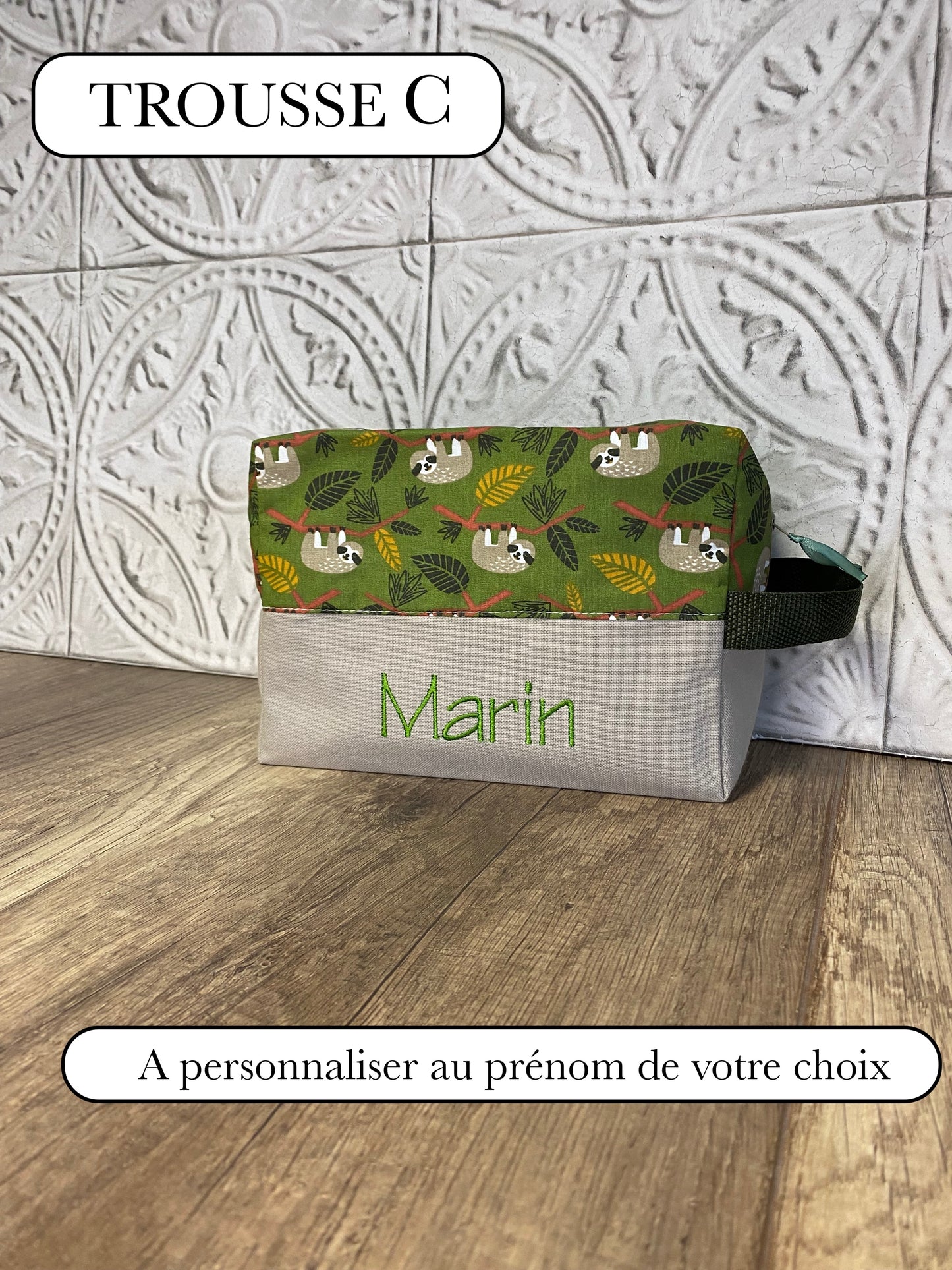 TROUSSE DE TOILETTE A PERSONNALISER  - 30% FIN DE SÉRIE