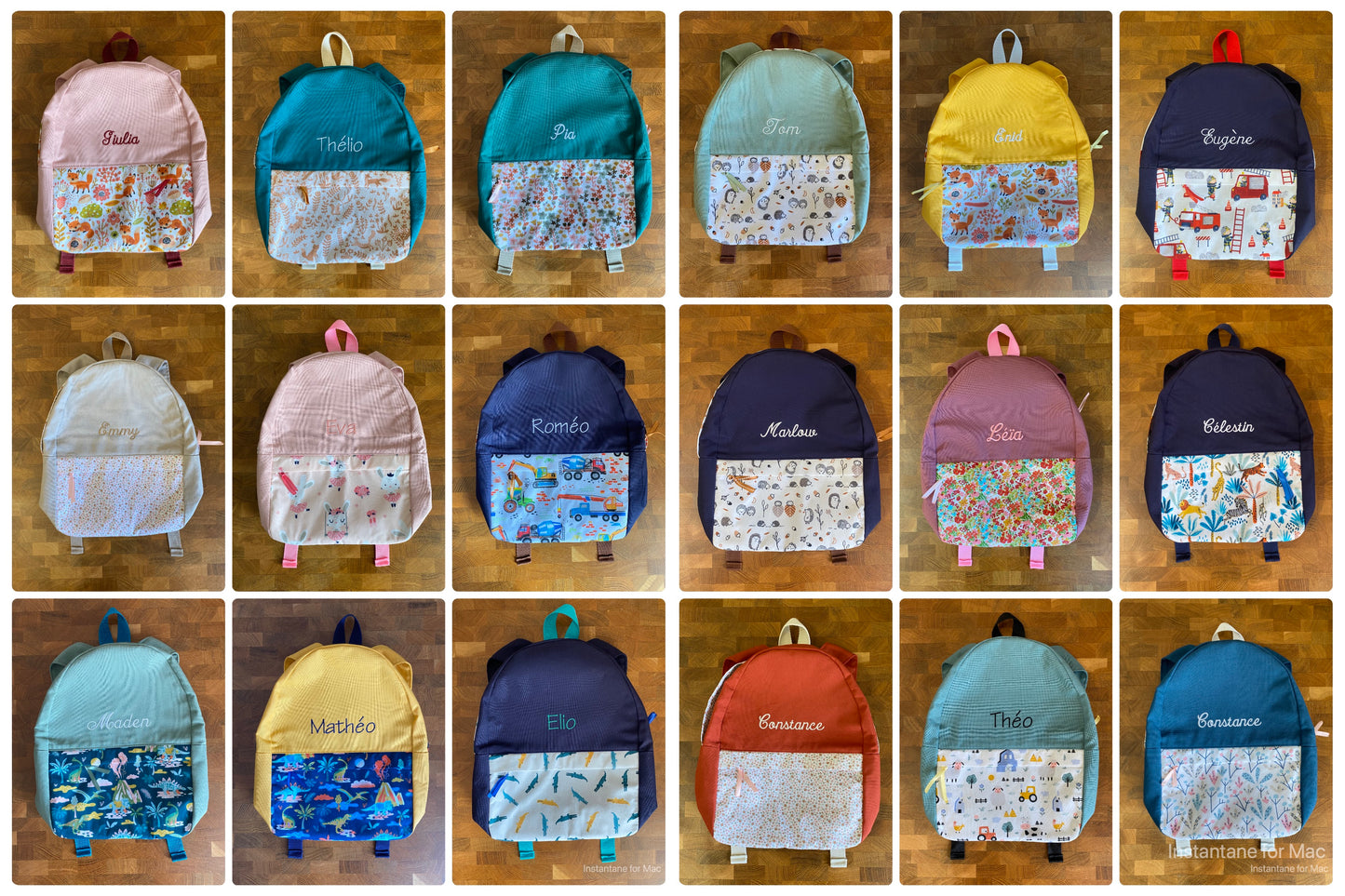 Sac à Dos Enfant personnalisé MOTIF AUX CHOIX