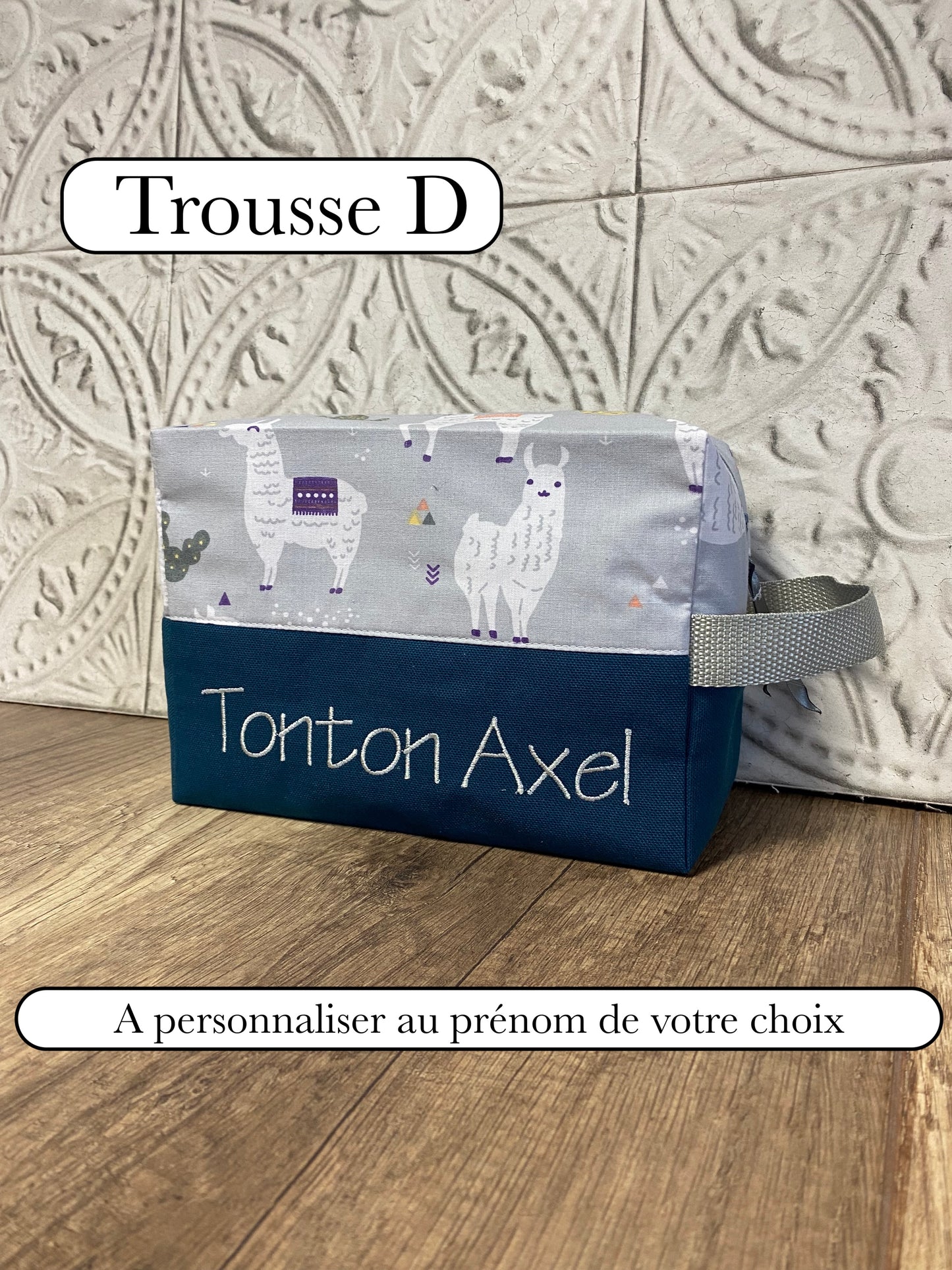 TROUSSE DE TOILETTE A PERSONNALISER  - 30% FIN DE SÉRIE