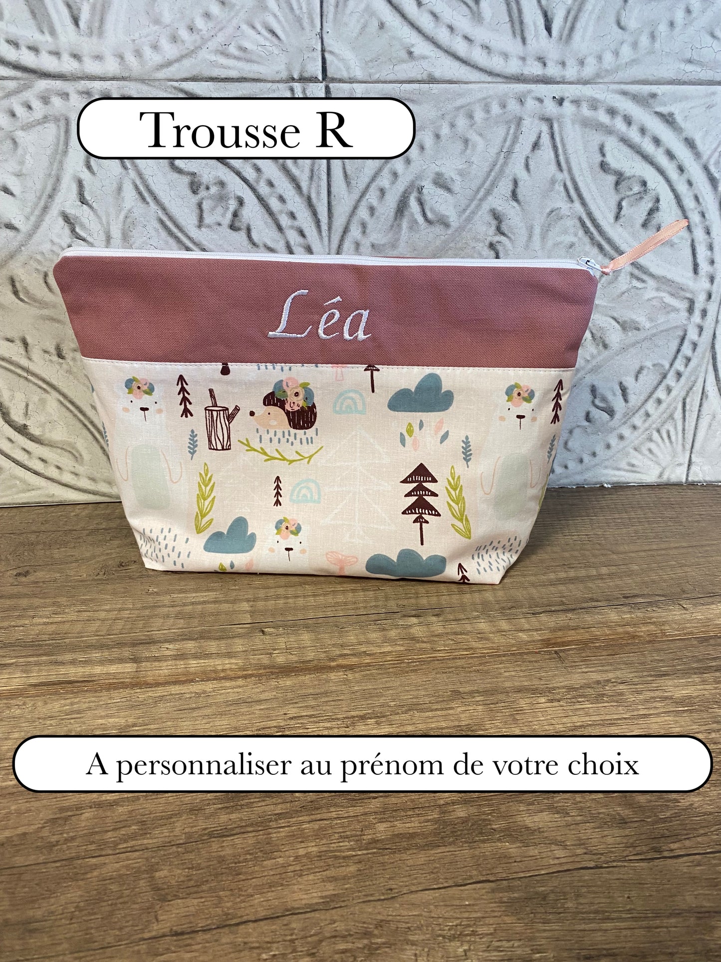 TROUSSE DE TOILETTE A PERSONNALISER  - 30% FIN DE SÉRIE