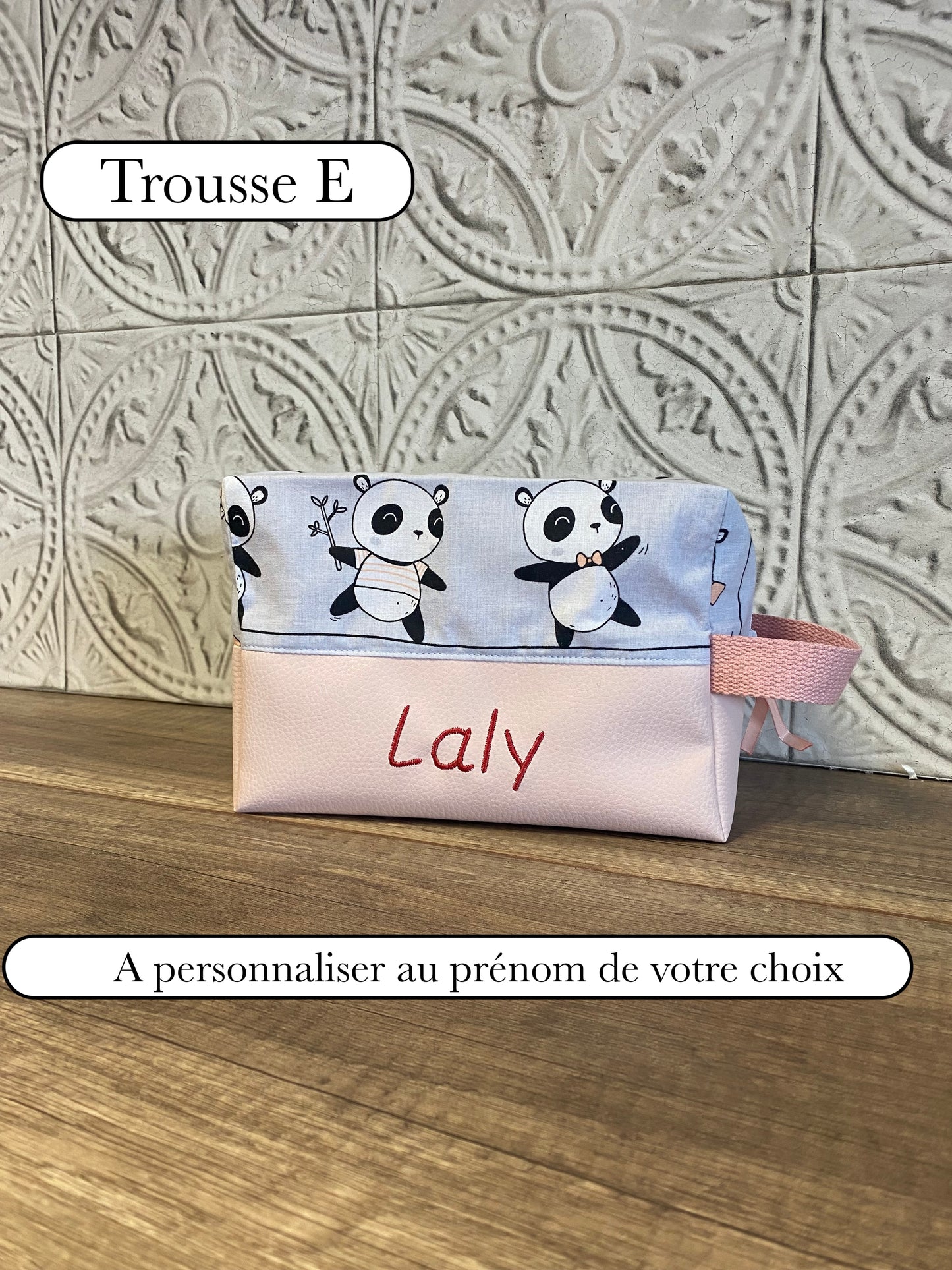 TROUSSE DE TOILETTE A PERSONNALISER  - 30% FIN DE SÉRIE
