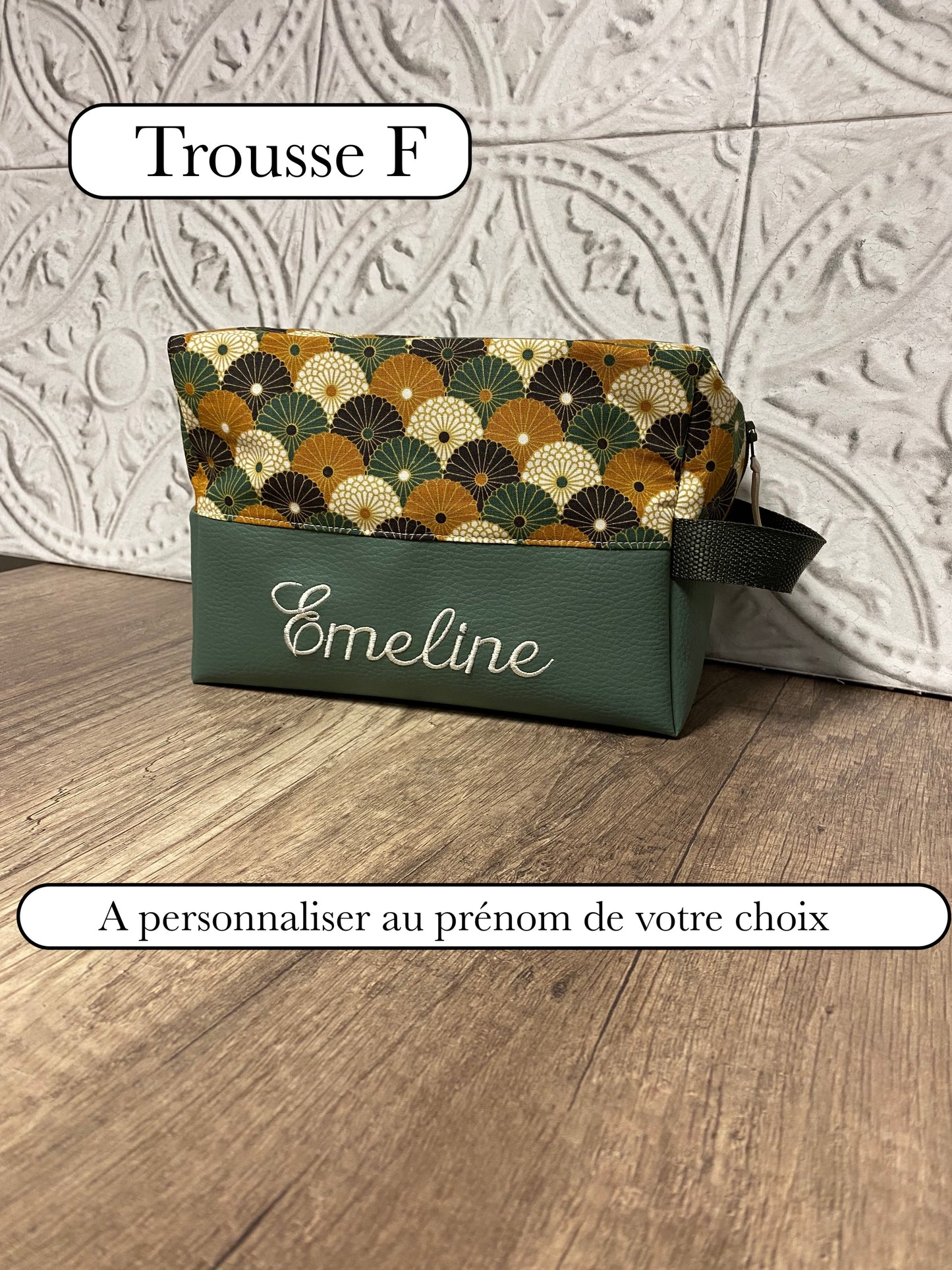 TROUSSE DE TOILETTE A PERSONNALISER  - 30% FIN DE SÉRIE