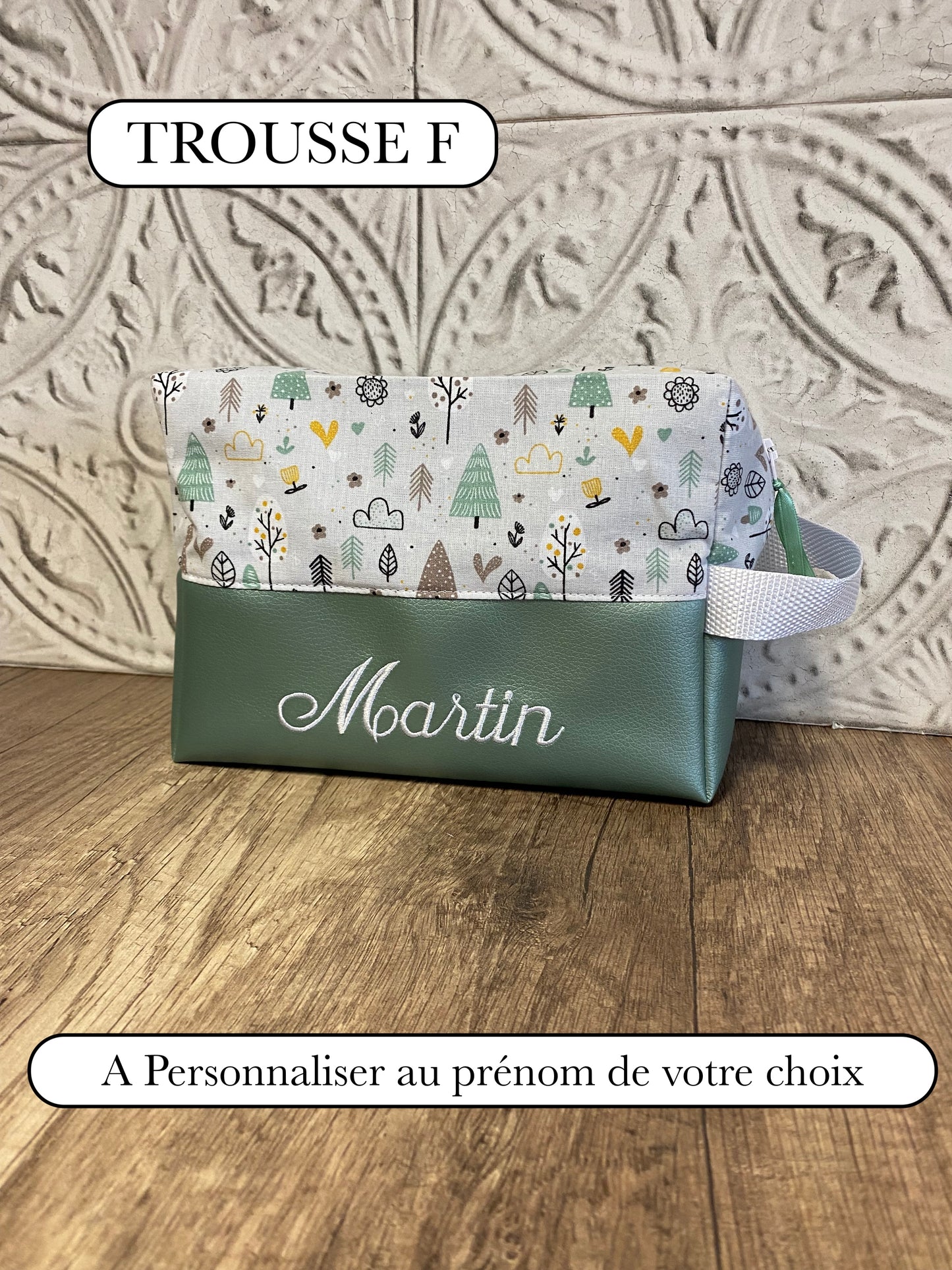 TROUSSE DE TOILETTE A PERSONNALISER  - 30% FIN DE SÉRIE