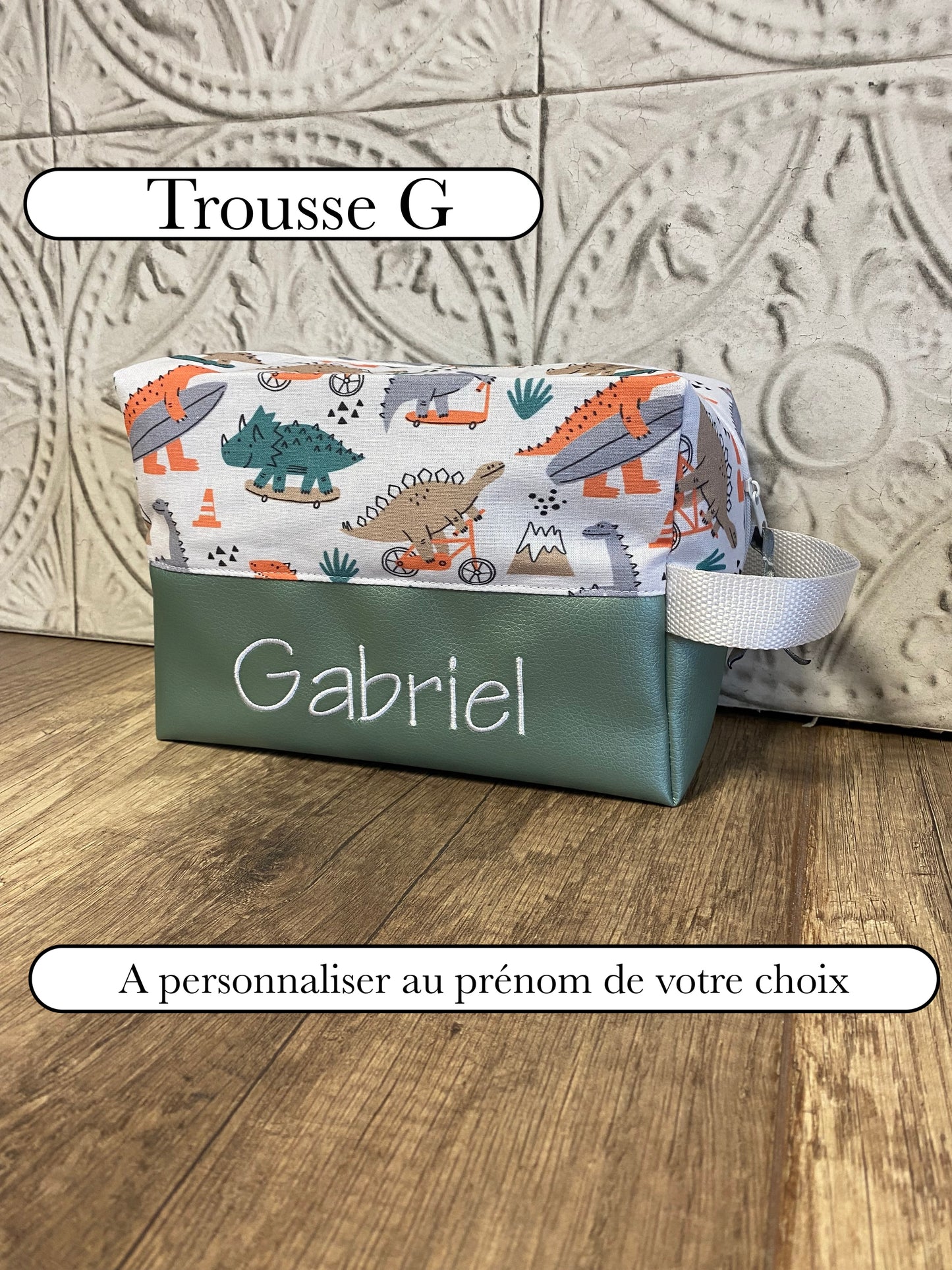 TROUSSE DE TOILETTE A PERSONNALISER  - 30% FIN DE SÉRIE