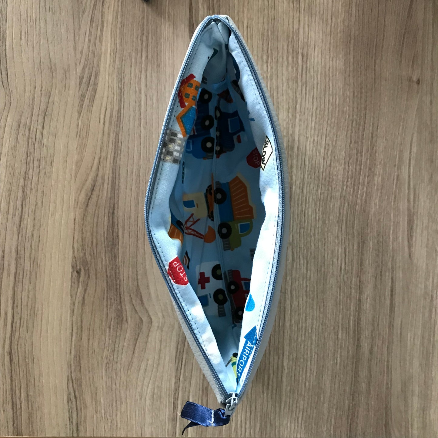 Trousse école Personnalisée simili cuir MOTIF AU CHOIX
